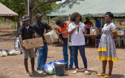 Dons a la maternité de Tongon et des villages environnants.